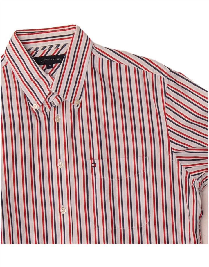 Tommy Hilfiger Chemise Homme Coton Rayé Blanc Moyen