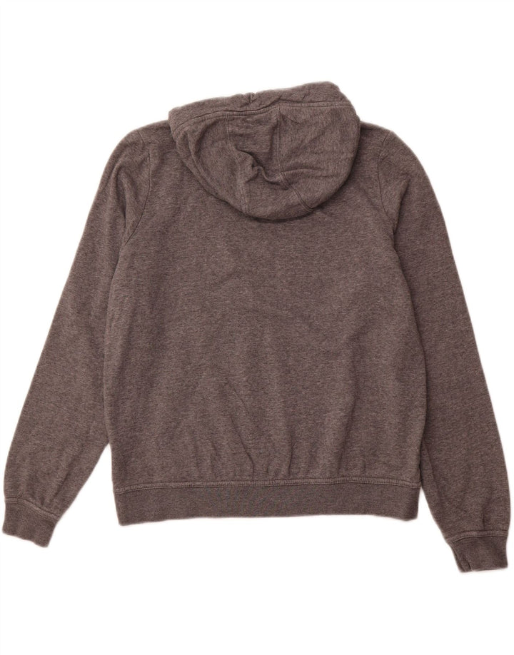 NIKE Pull à capuche pour femme UK 14 Coton gris moyen
