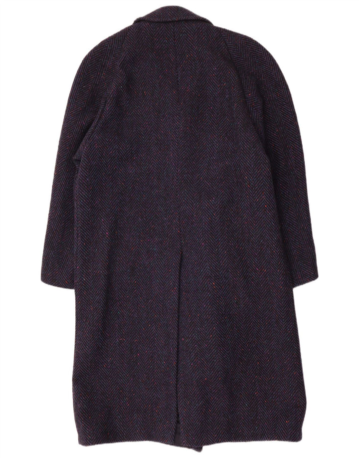 DONEGAL Manteau croisé pour homme UK 38 Laine à chevrons bleu marine moyen
