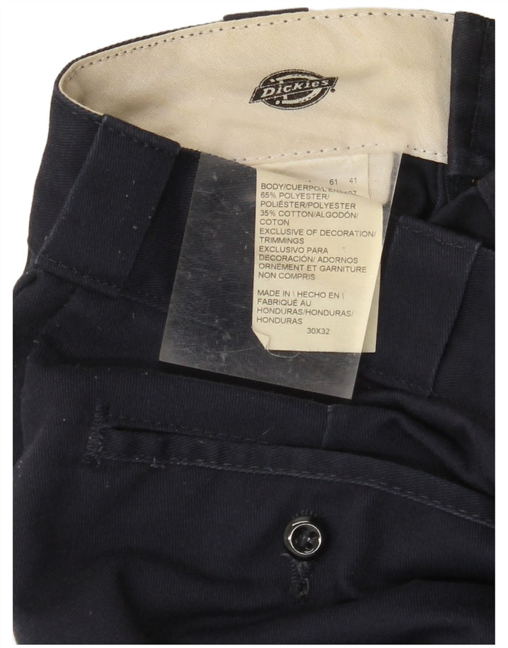 DICKIES Pantalon Chino Droit Homme W30 L32 Bleu Marine Polyester