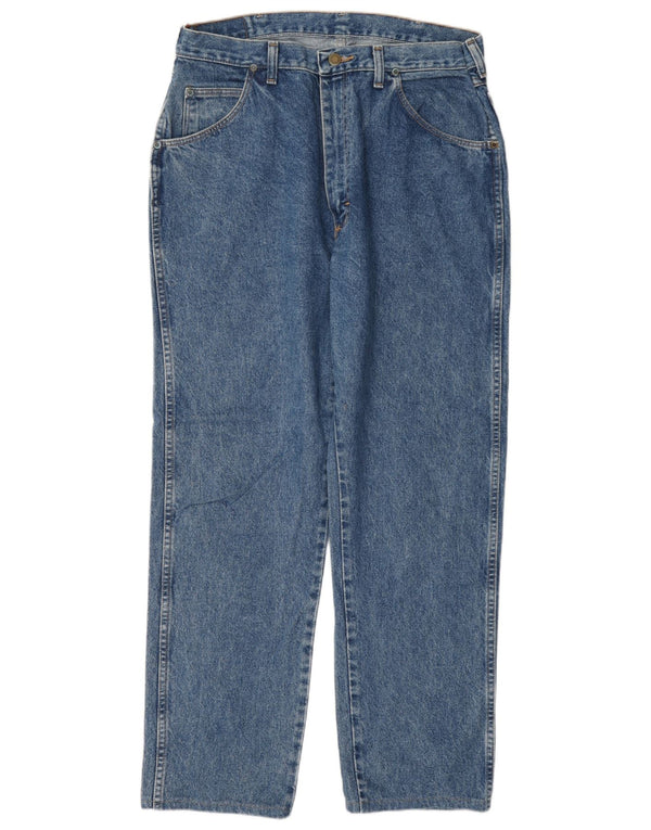 Wrangler Jean droit homme W32 L29 bleu coton