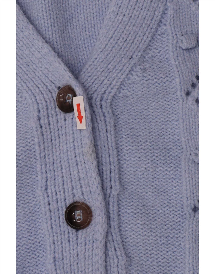 Lumina Womens Cardigan Sweater UK 16 Large Bleu Polyamide