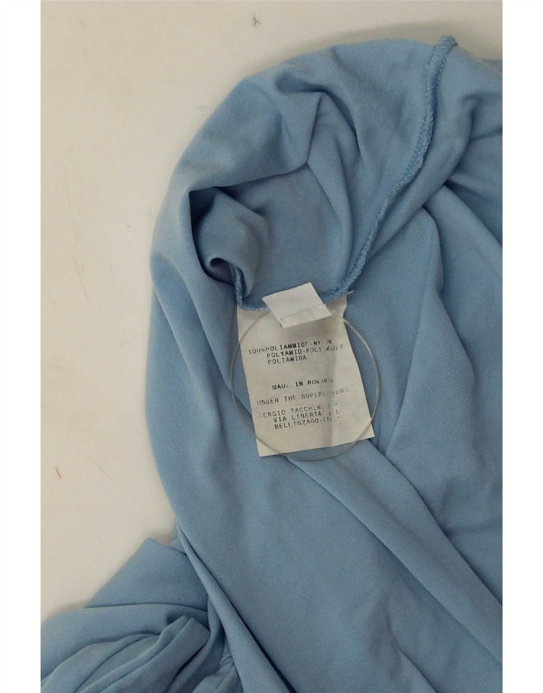 Sergio Tacchini Femme Top Manches Longues IT 48 XL Bleu Polyamide