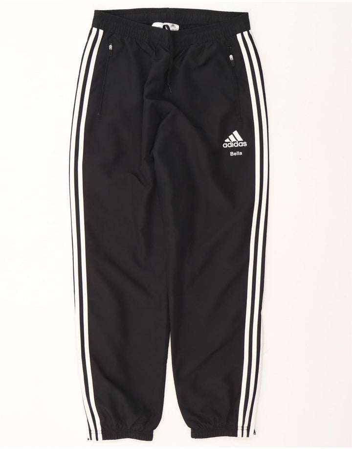Adidas Pantalon de survêtement pour homme en polyester rayé noir moyen