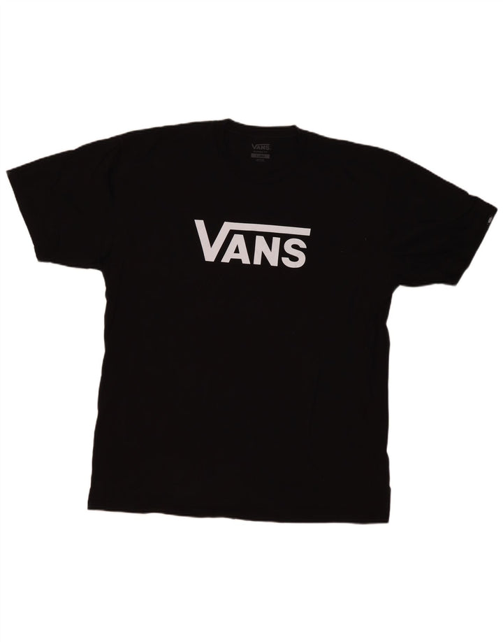 Vans T-shirt graphique coupe classique pour homme XL en coton noir