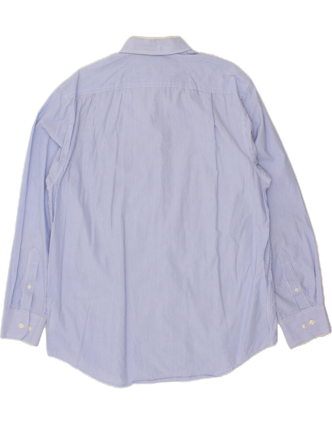 IZOD Mens Shirt Large Blue Pinstripe Cotton Vintage Izod and Second-Hand Izod from Messina Hembry 