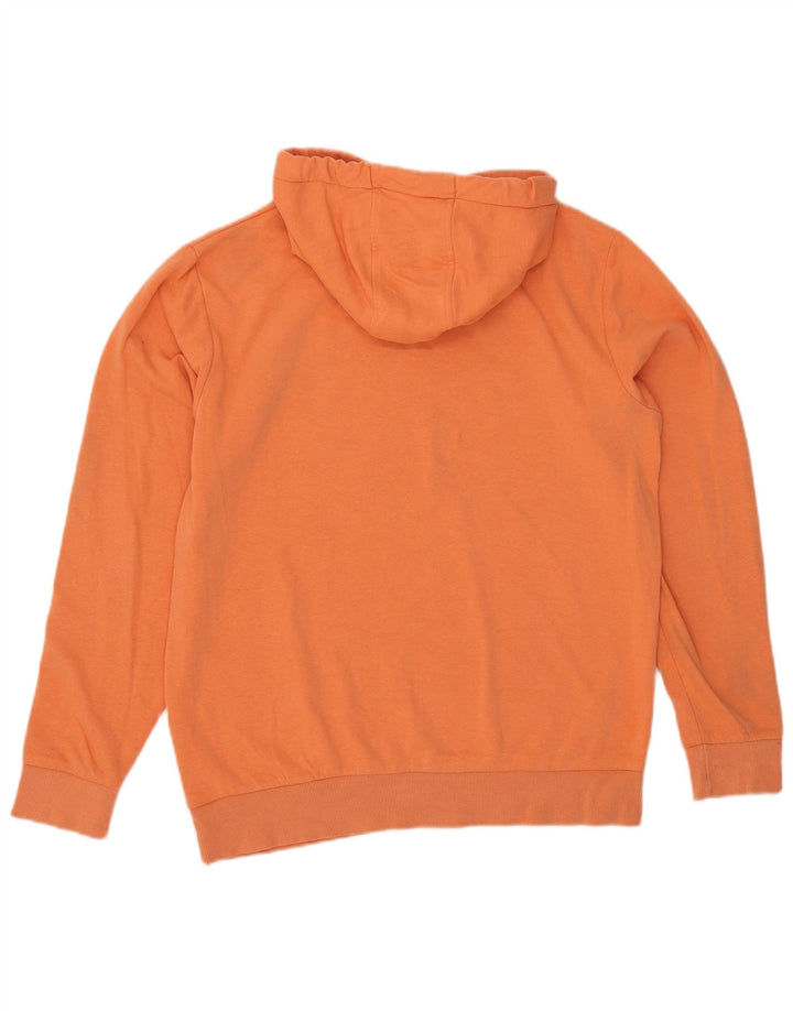 Kappa Pull à Capuche Graphique Homme Orange Moyen Coton