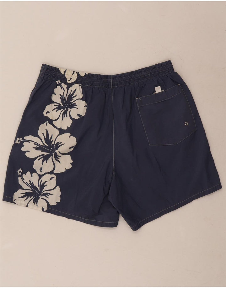 Sergio Tacchini Short De Bain Homme Bleu Marine Moyen Floral