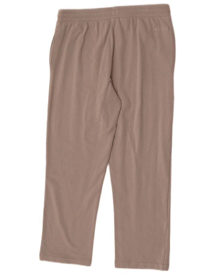Ellesse Pantalon de survêtement pour femme UK 44 Gris moyen Coton