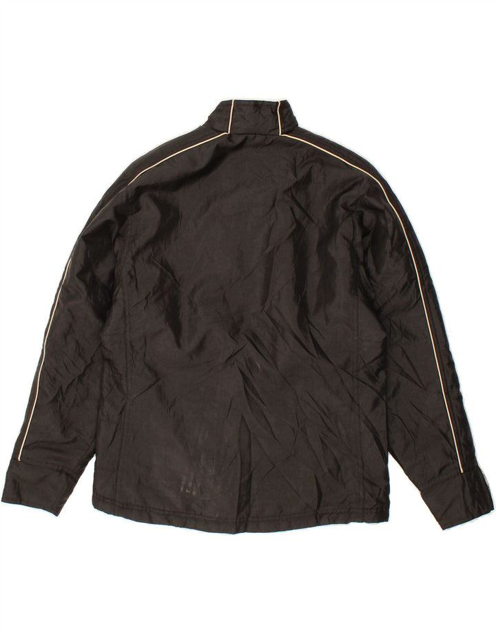 FILA Womens Tracksuit Top Jacket UK 14 Medium Black Nylon Vintage Fila and Second-Hand Fila from Messina Hembry 