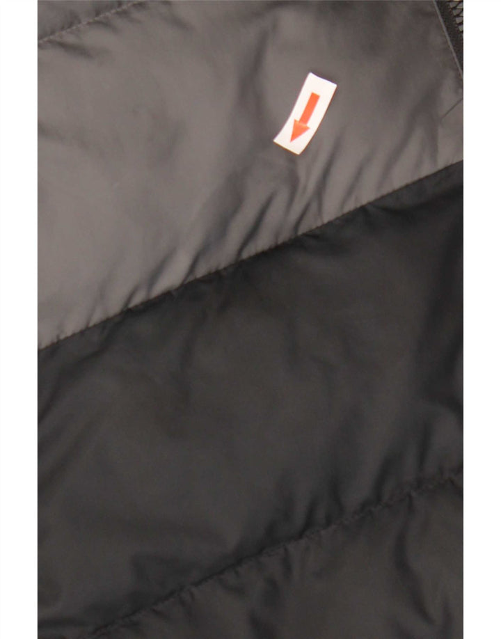 Adidas Veste matelassée à capuche pour garçon 13-14 ans Gris Colorblock Polyester