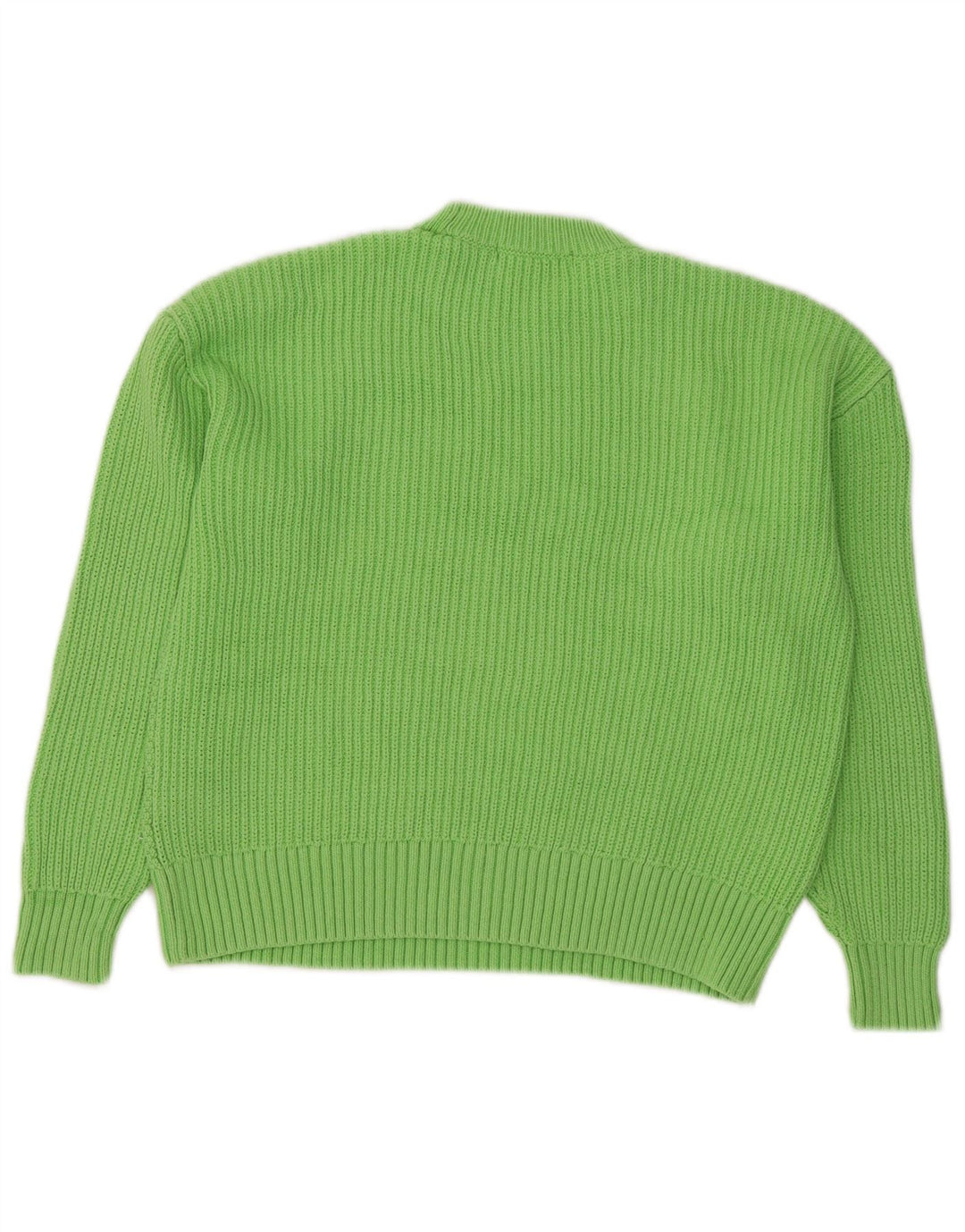 Marks & Spencer Pull court à col rond pour femme UK 14 Vert moyen
