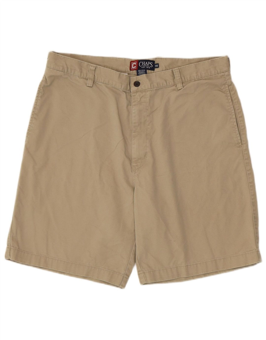 Chaps Short Chino Homme W36 Large Beige Coton