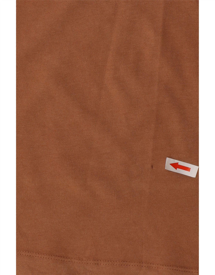 Nike T-shirt pour homme en coton marron Taille S