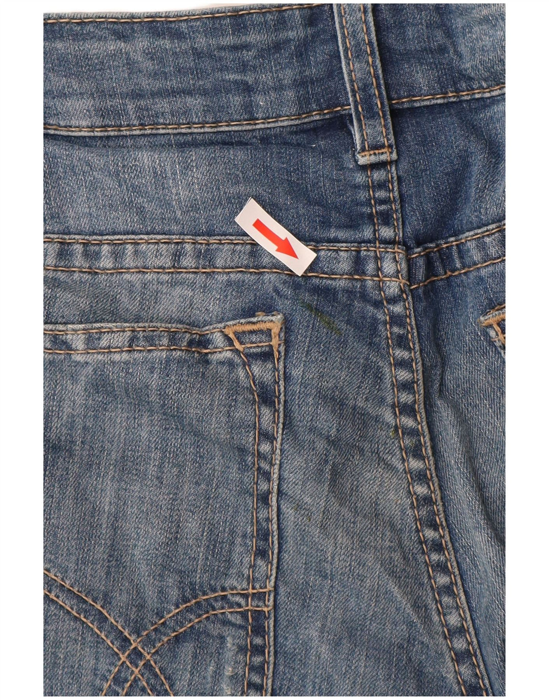 GAS Short en Jean Andrew W33 Homme Bleu Moyen en Coton