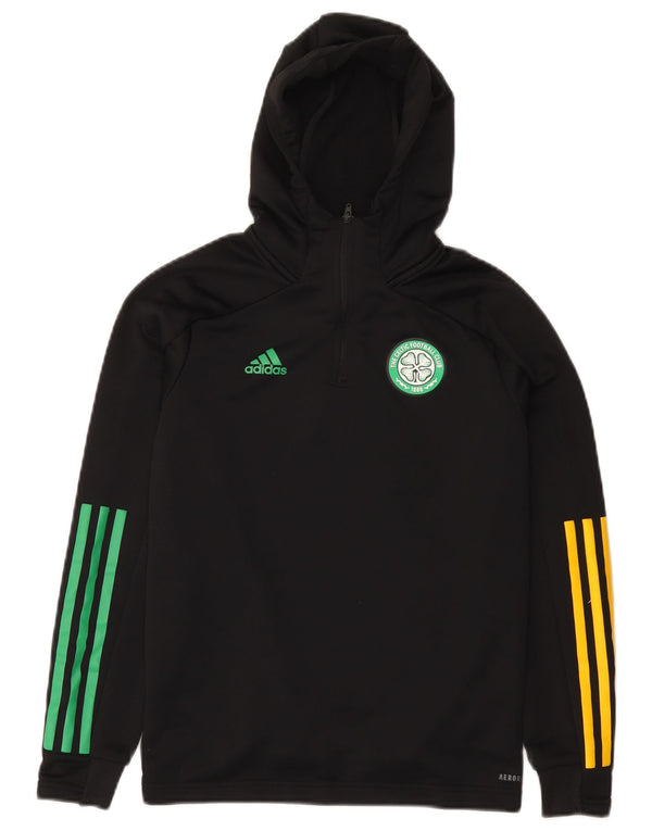 Adidas Pull à capuche The Celtic Football Club pour garçon 11-12 ans Noir