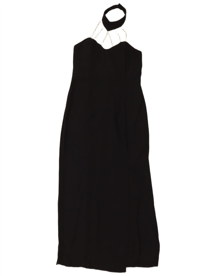 JINTY'S Womens Halter Dress UK 10 Small  Black