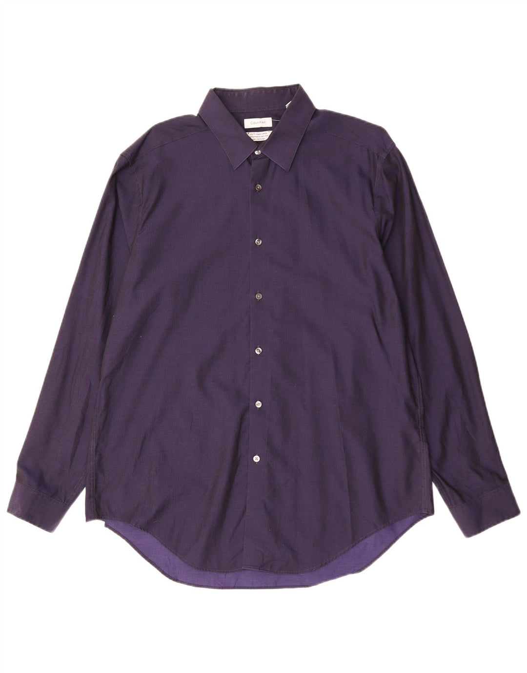 CALVIN KLEIN JEANS Chemise Slim Fit Homme Taille 17 XL Bleu Marine Coton