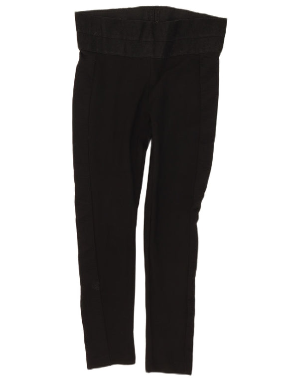 Zara Womens Crop Leggings UK 14 Grand Noir