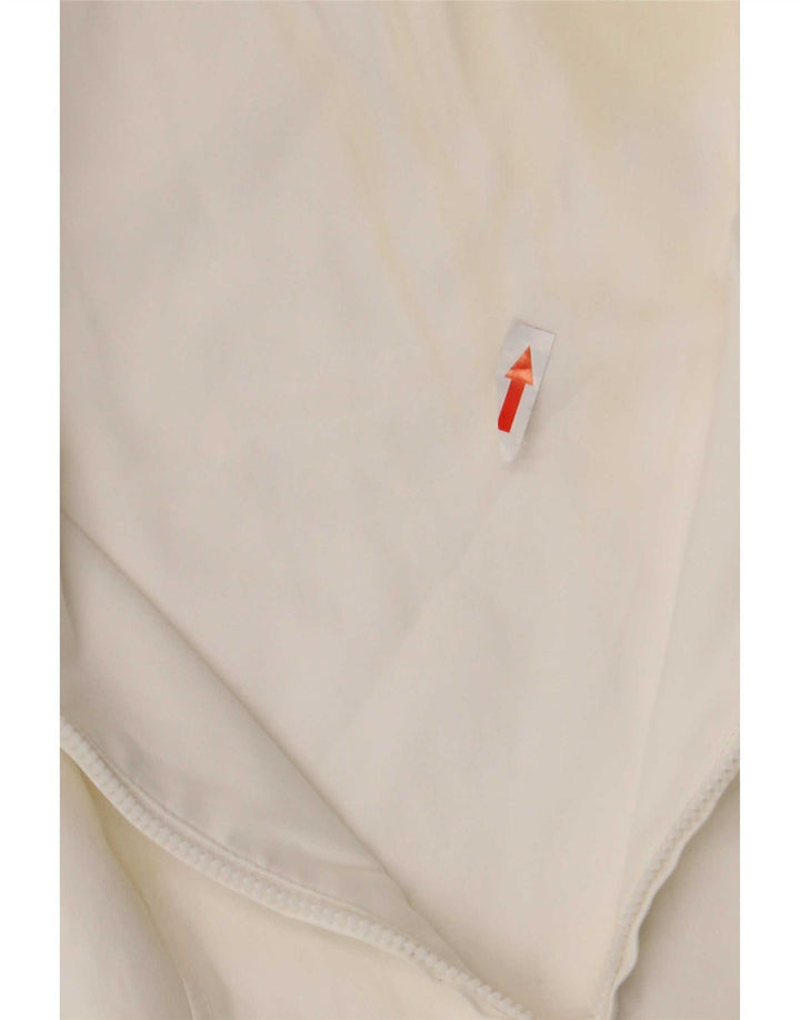 Zara Femme Gilet UK 6 XS Blanc Polyester