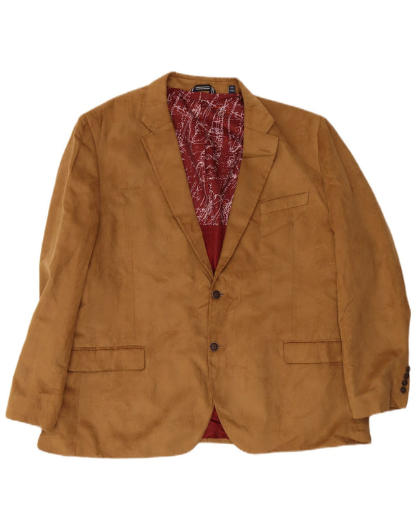 Nautica Veste blazer à 2 boutons coupe régulière pour homme IT 50 Large Beige Polyester