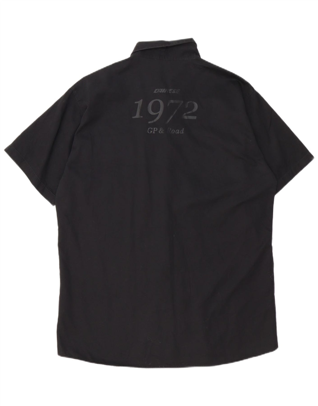 Dainese Chemise graphique à manches courtes pour hommes Grand coton noir