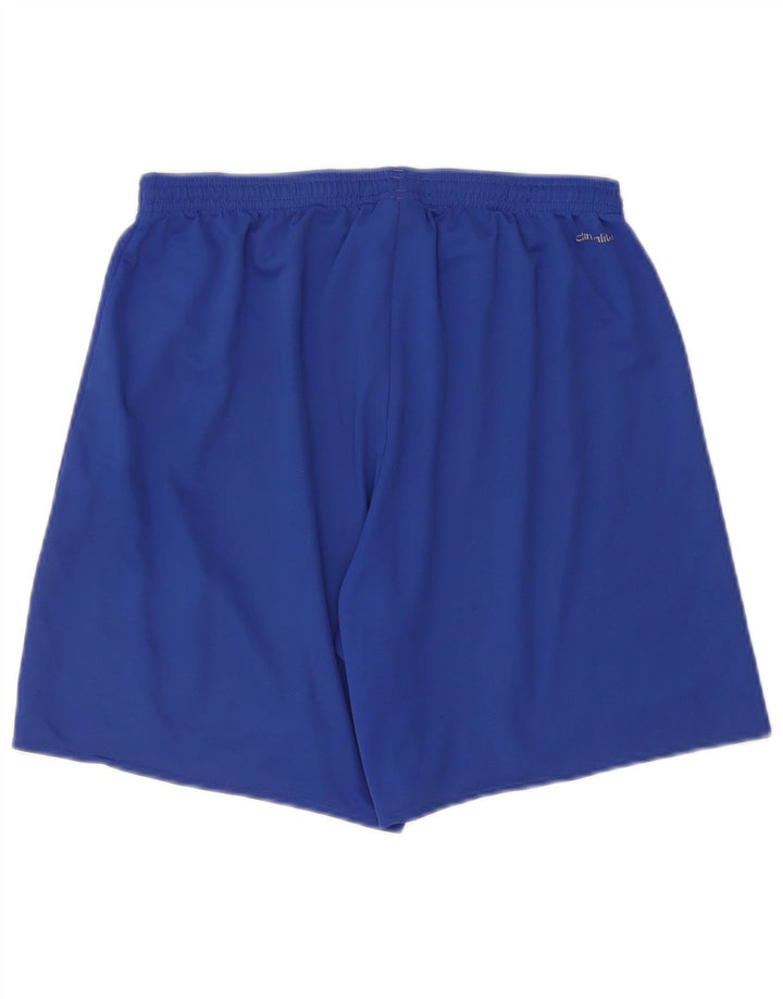 Adidas Hommes Climalite Sport Shorts Grand Bleu Polyester