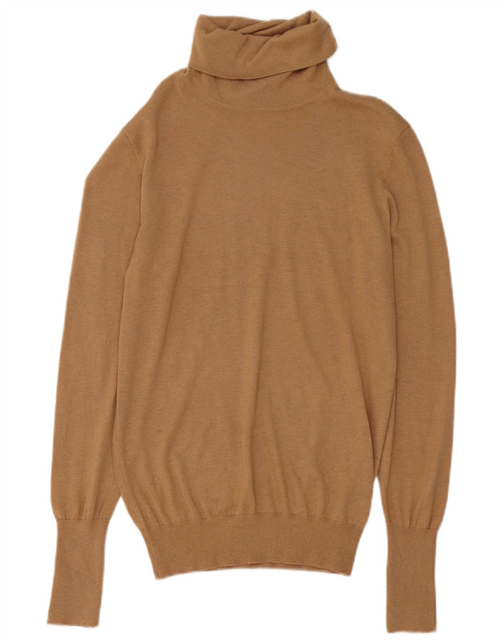 Zara Pull col roulé pour femme UK 16 Large Marron Modal