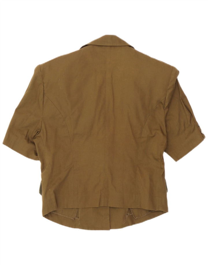 Sport Staff Veste blazer à manches courtes et 5 boutons pour femme IT 42 Kaki moyen