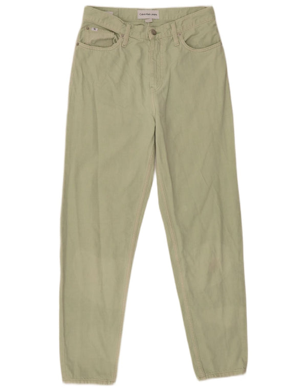 Calvin Klein Jean droit femme W28 L28 coton vert