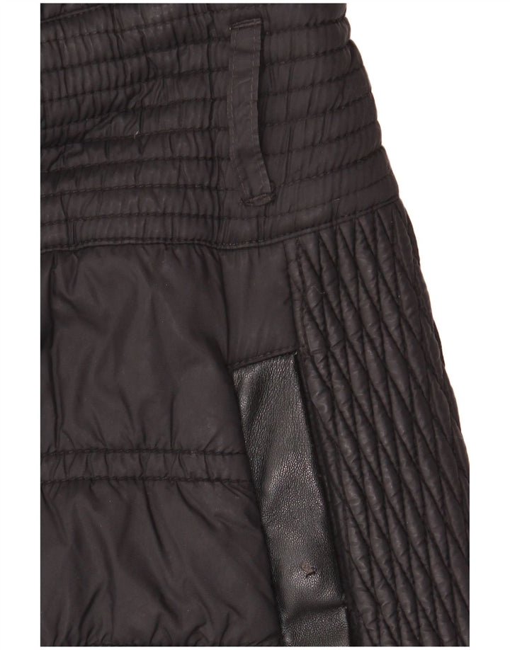 Karen Millen Manteau rembourré pour homme UK 10 Petit Noir Polyamide