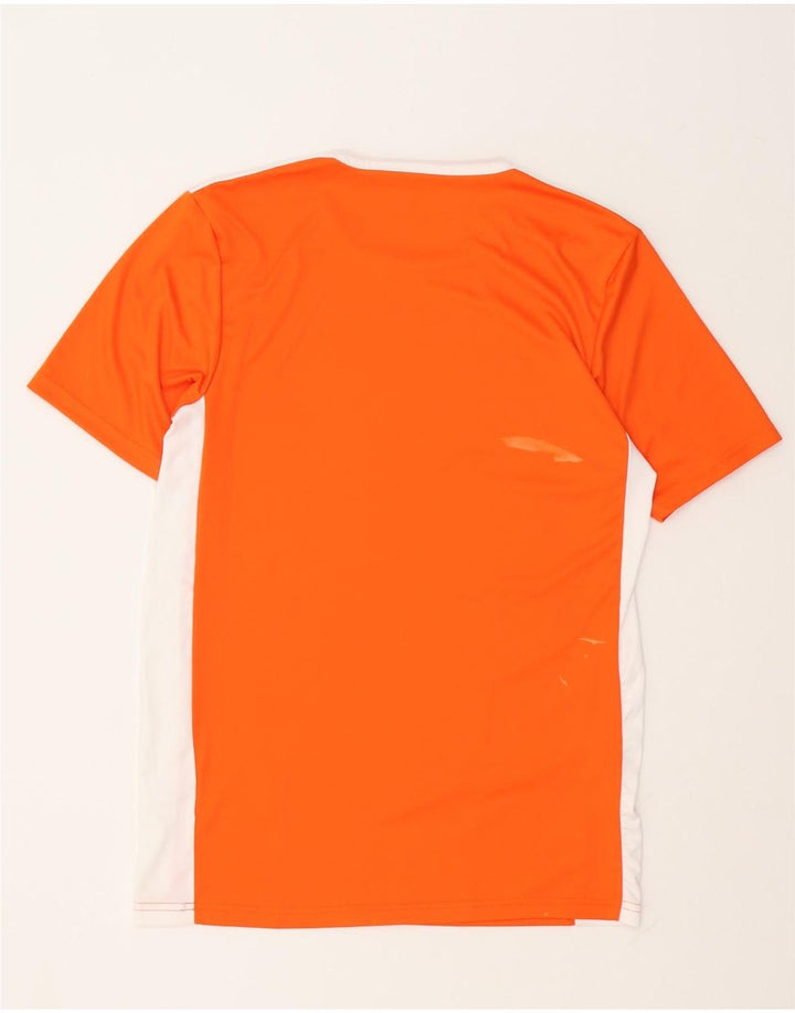 Adidas Hommes Aeroready T-Shirt Haut Petit Orange Colorblock Polyester