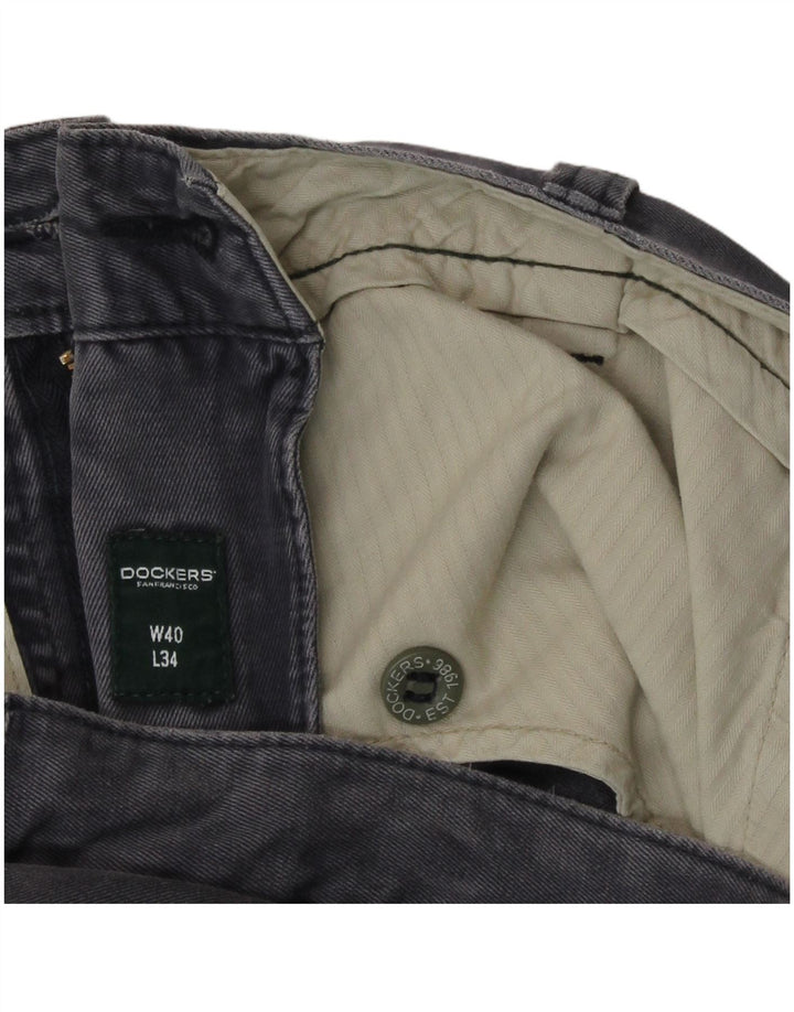 Dockers Pantalon Chino Droit Homme W40 L34 Bleu Marine