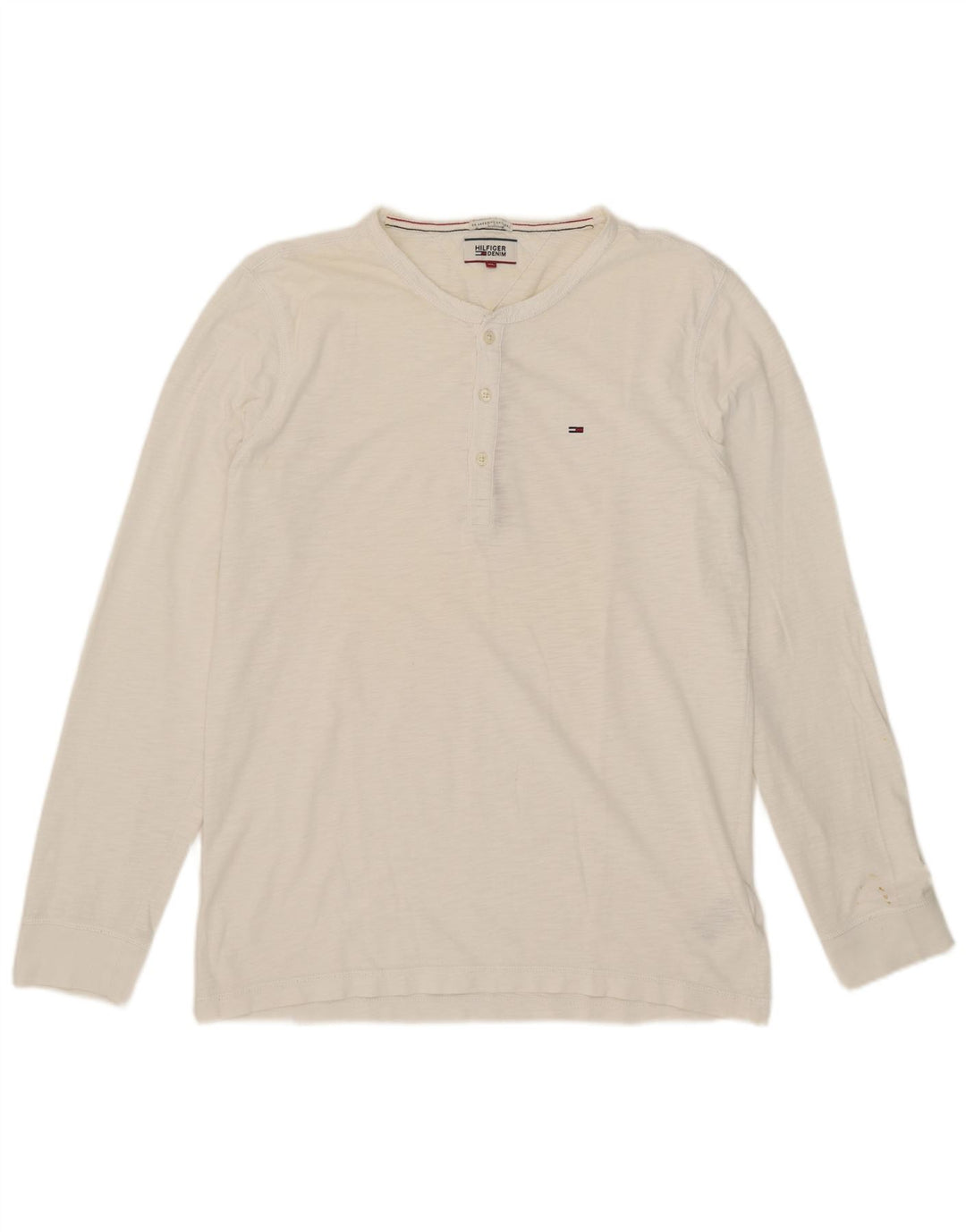 Tommy Hilfiger Haut à manches longues pour homme XL en coton blanc