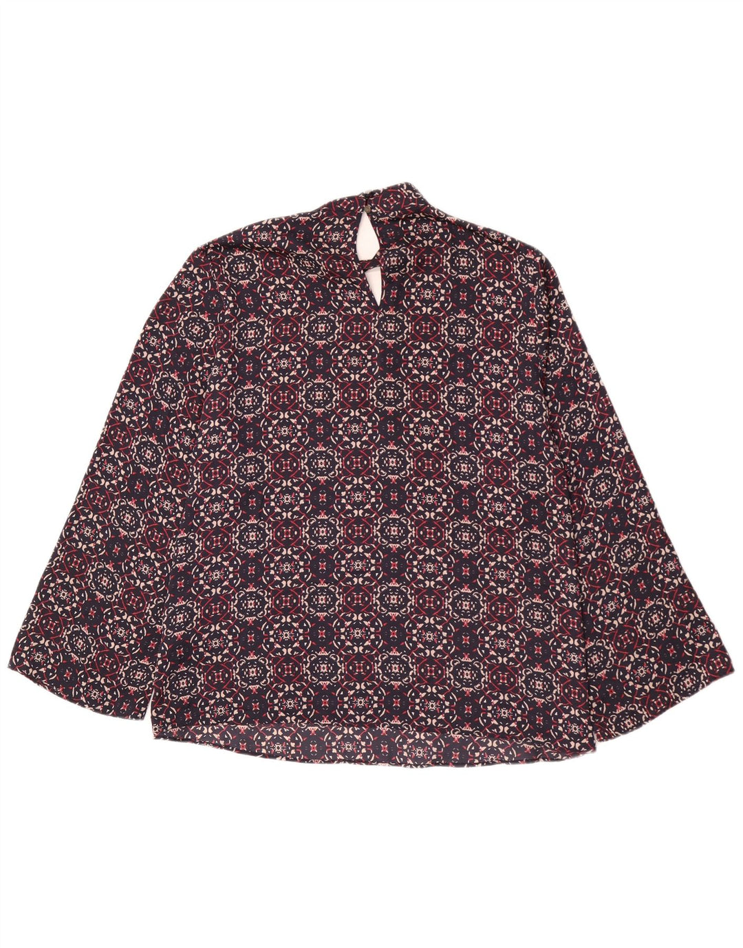 Marks & Spencer Chemisier à motif abstrait pour femme UK 22 3XL Bleu marine