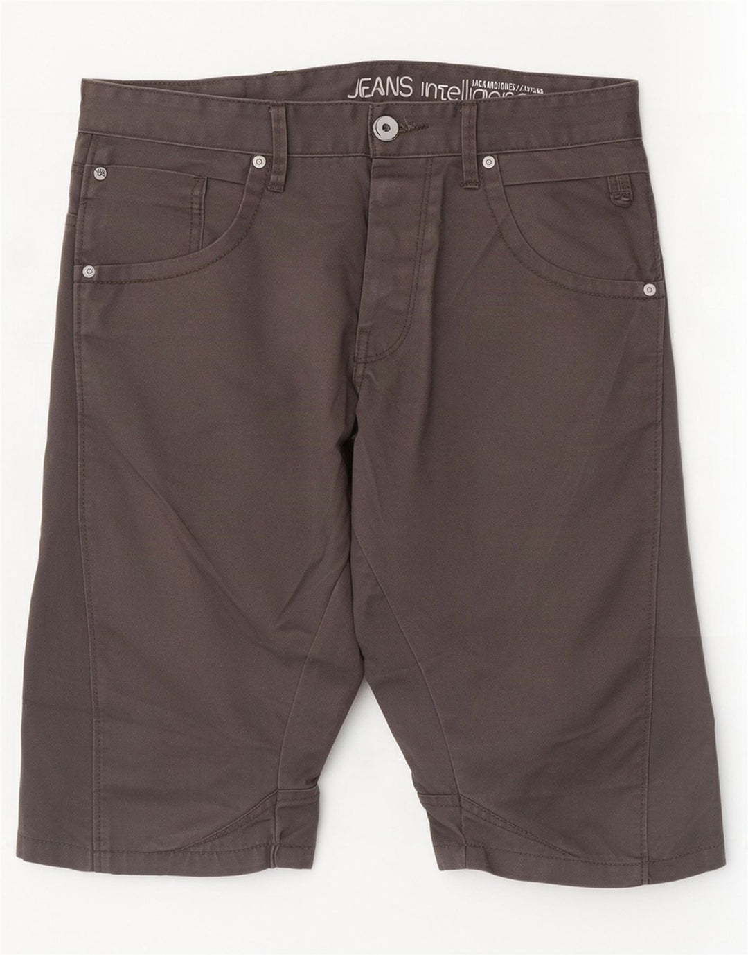 Jack & Jones Short Casual W32 Homme Gris Moyen