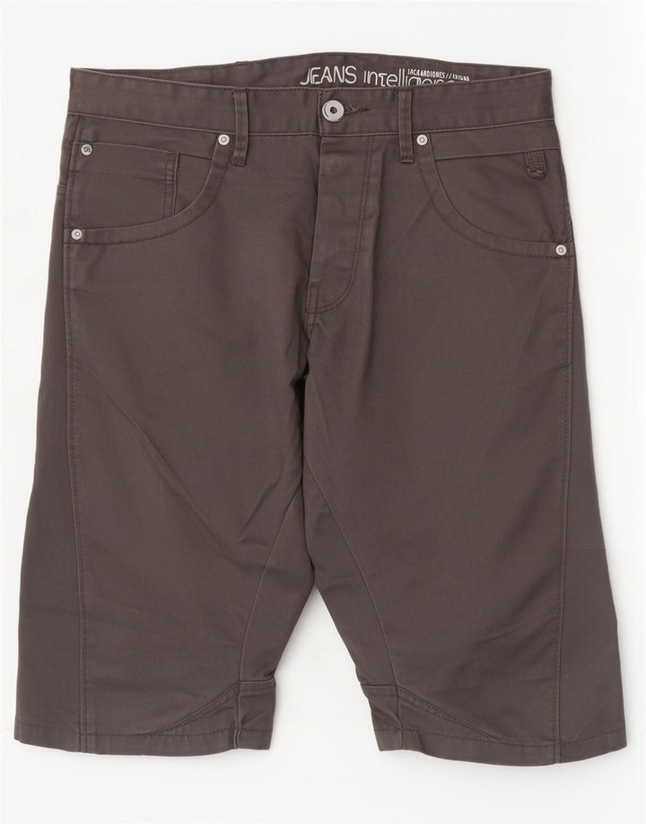 Jack & Jones Short Casual W32 Homme Gris Moyen