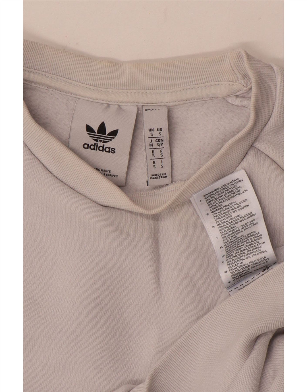 ADIDAS Sweat-shirt pour hommes Petit coton blanc