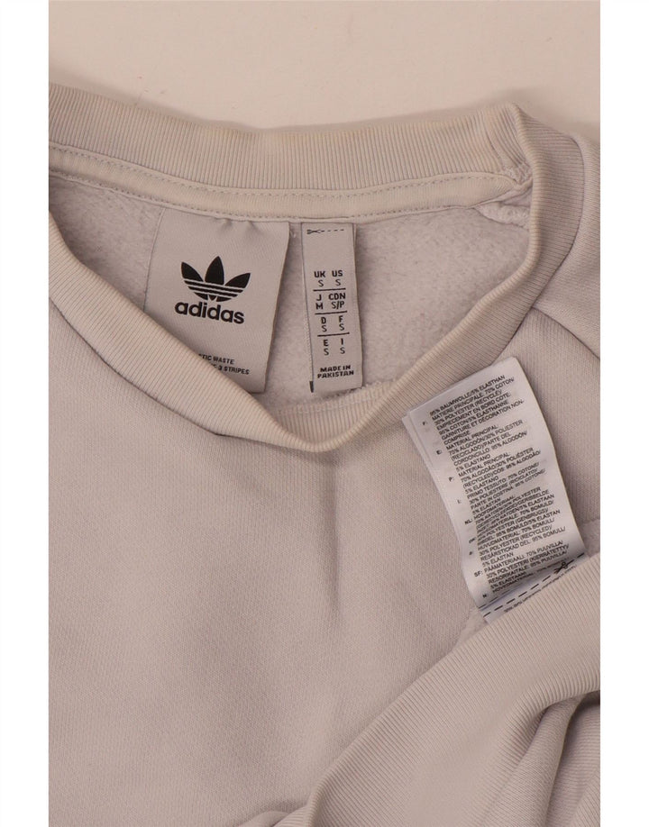 ADIDAS Sweat-shirt pour hommes Petit coton blanc