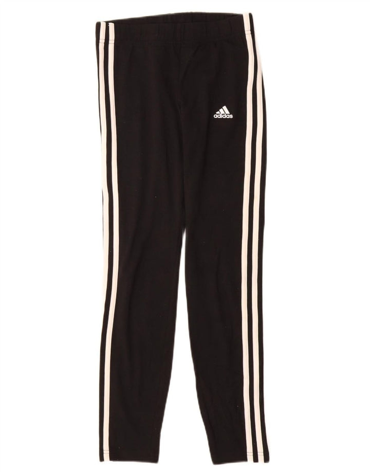 ADIDAS Pantalon de survêtement fille 13-14 ans noir coton