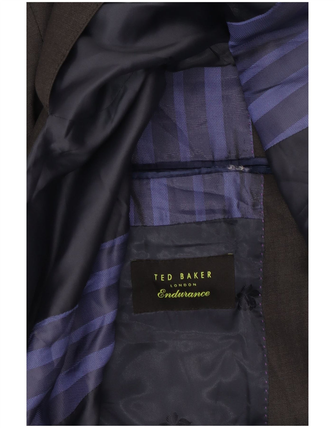 Ted Baker Veste Blazer 2 Boutons Homme UK 38 Laine Gris Moyen