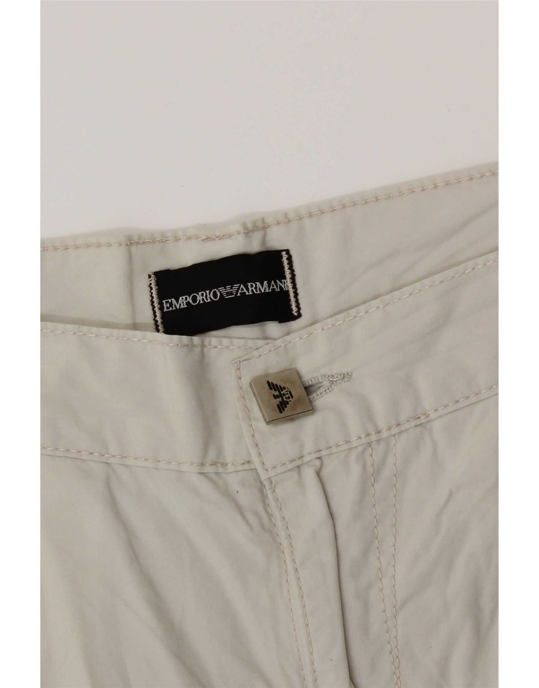 Emporio Armani Short cargo pour homme W34 Large Gris