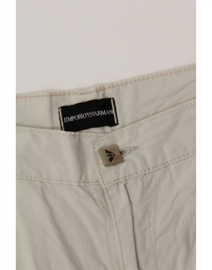 Emporio Armani Short cargo pour homme W34 Large Gris