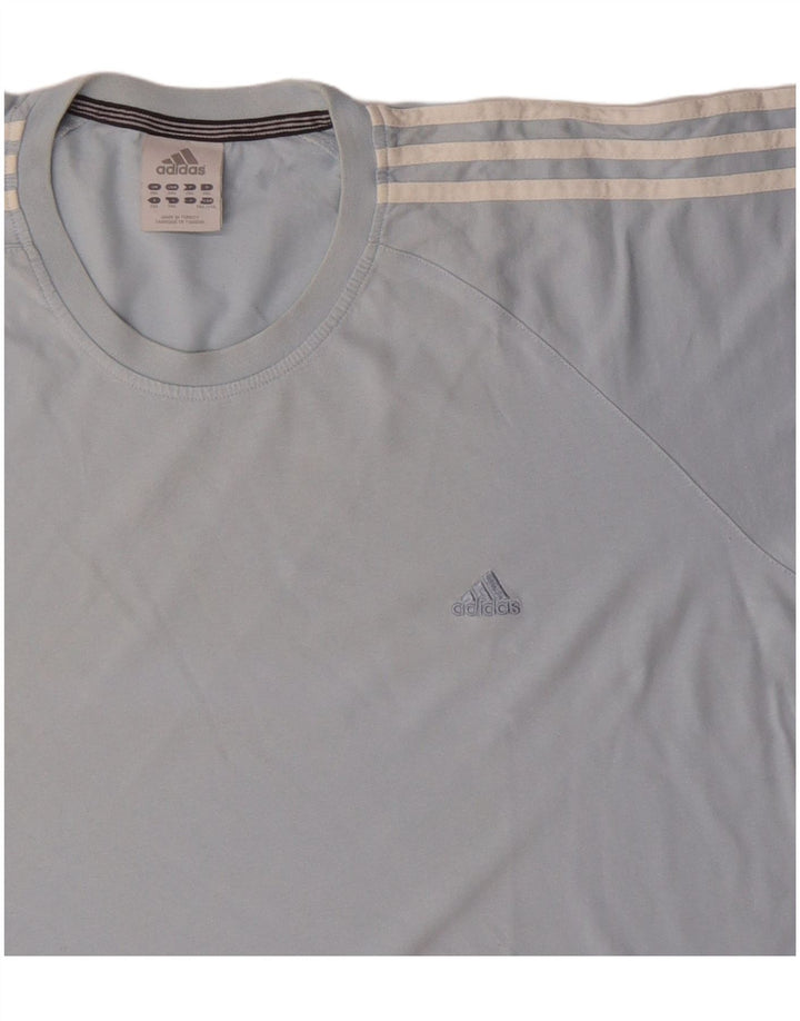 Adidas T-Shirt Homme Top 2XL Bleu Coton