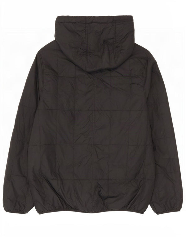 Bench Veste matelassée à capuche pour homme UK 40 Large Noir Polyamide