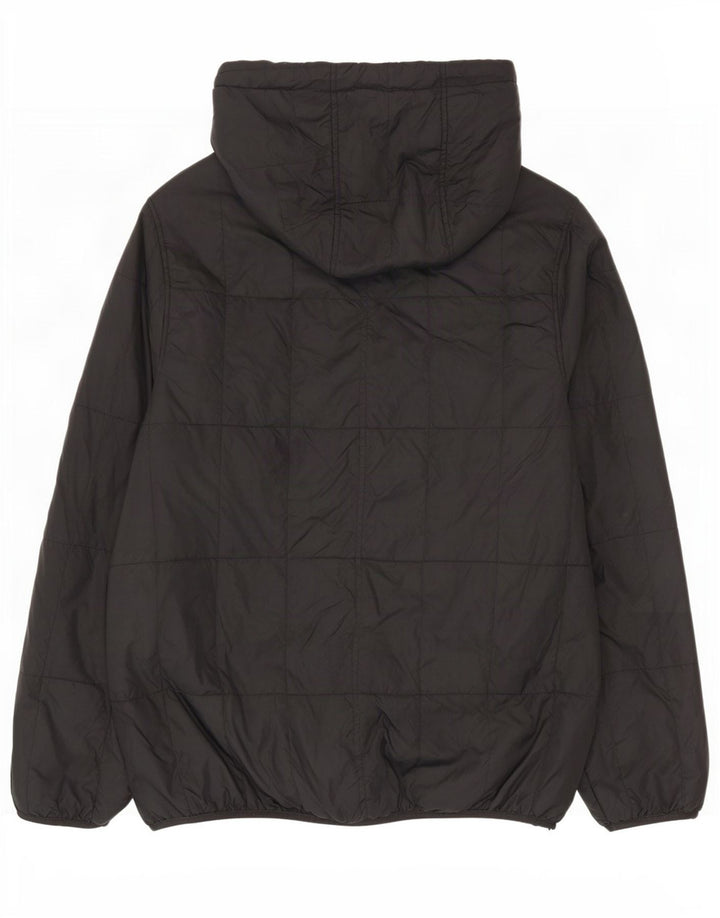 Bench Veste matelassée à capuche pour homme UK 40 Large Noir Polyamide