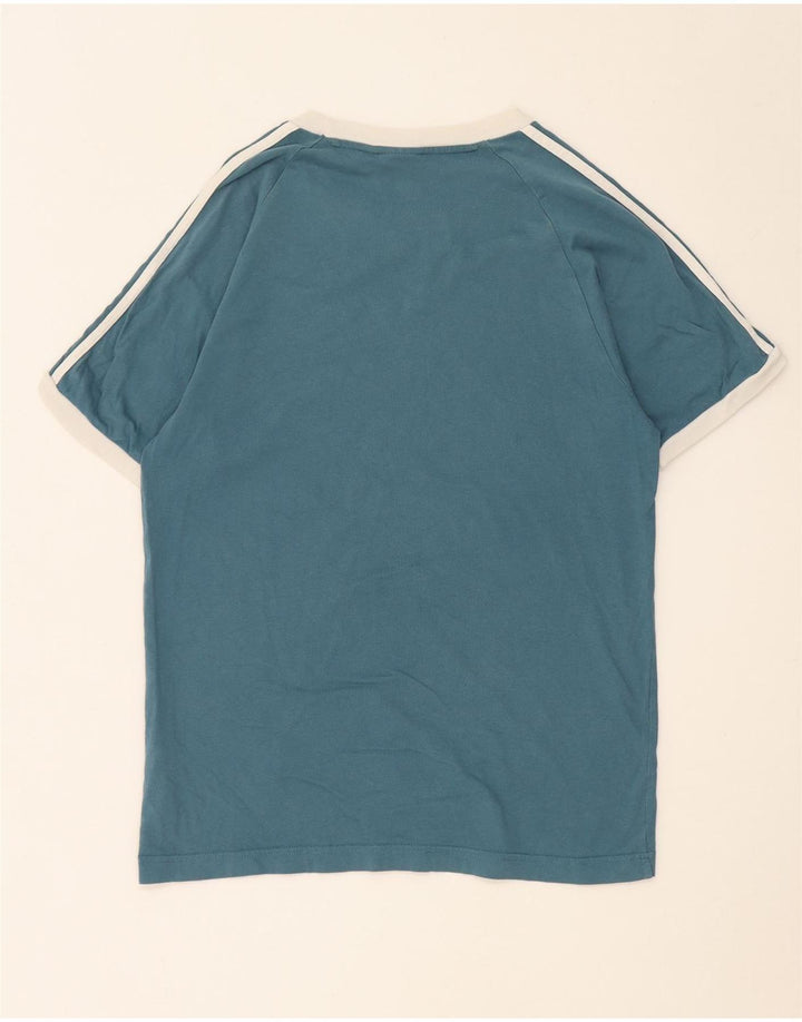 ADIDAS T-Shirt Homme Bleu Moyen Coton