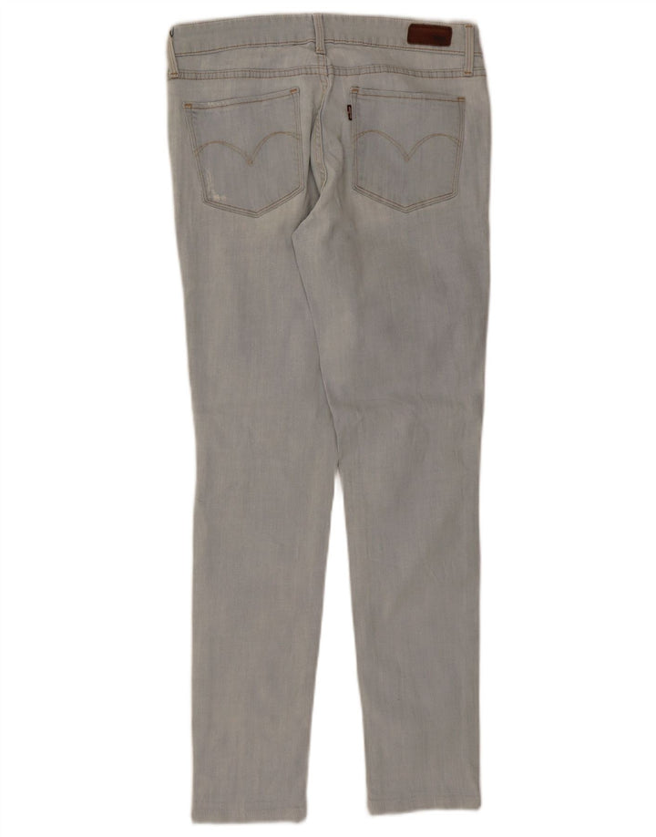 LEVI'S Jean skinny Demi Curve effet vieilli femme W29 L29 bleu