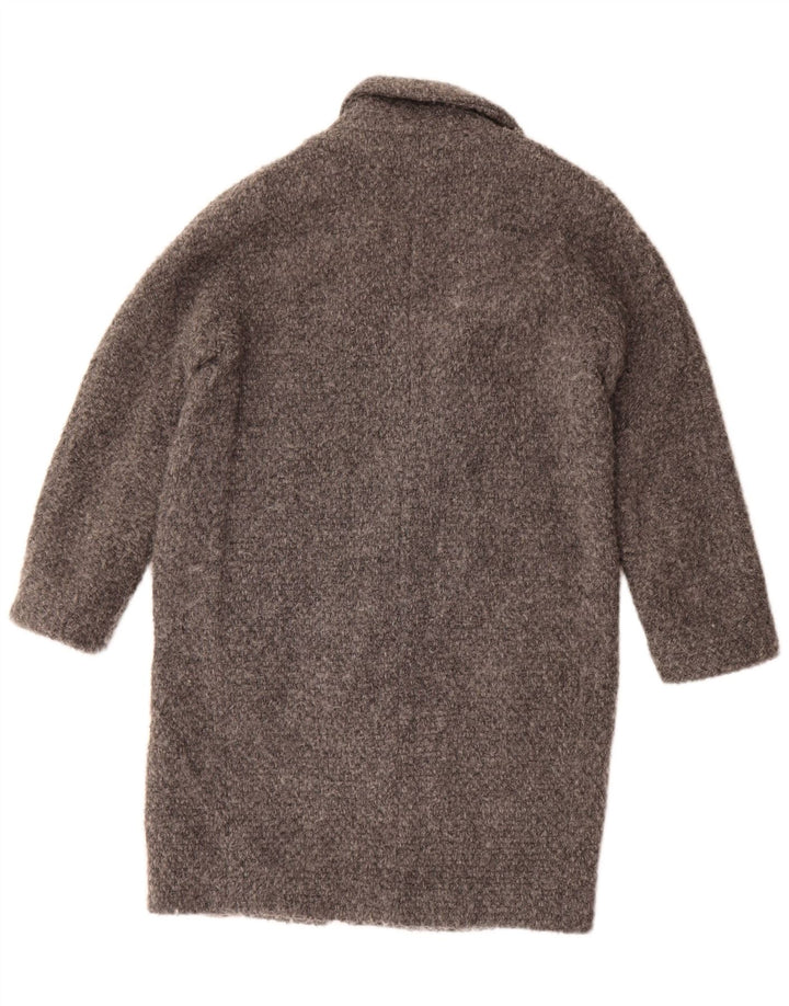 Massimo Dutti Manteau surdimensionné pour femme UK 10 Petit Gris