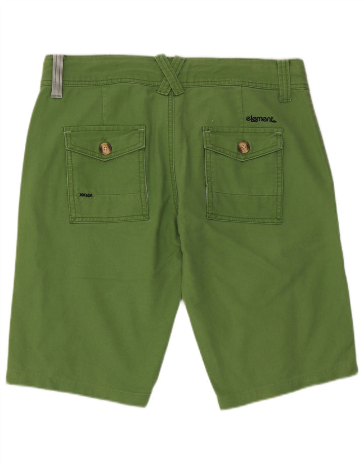 Element Short Chino Homme W30 Coton Vert Moyen